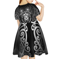 Aotearoa Toitu Te Tiriti Kid Short Sleeve Dress Ka Mua Ka Muri LT05 - Polynesian Pride