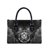 Aotearoa Toitu Te Tiriti Leather Bag Ka Mua Ka Muri LT05 - Polynesian Pride