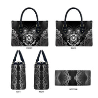 Aotearoa Toitu Te Tiriti Leather Bag Ka Mua Ka Muri LT05 - Polynesian Pride