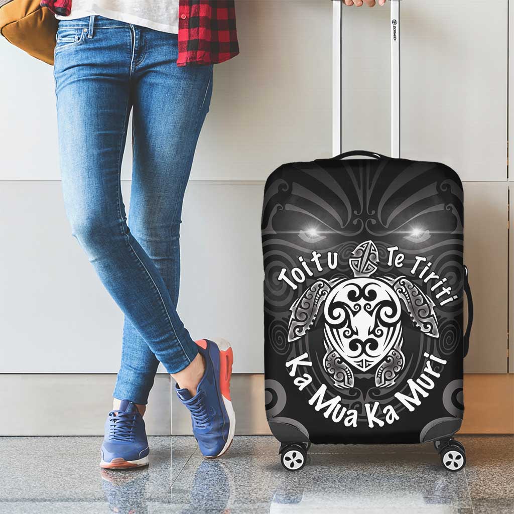 Aotearoa Toitu Te Tiriti Luggage Cover Ka Mua Ka Muri LT05 - Polynesian Pride