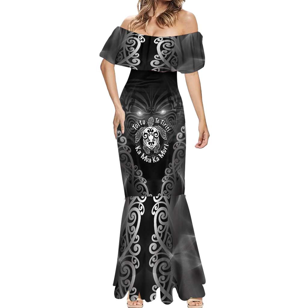 Aotearoa Toitu Te Tiriti Mermaid Dress Ka Mua Ka Muri LT05 - Polynesian Pride