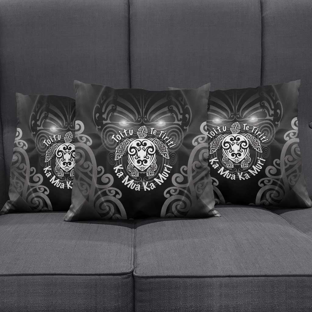 Aotearoa Toitu Te Tiriti Pillow Cover Ka Mua Ka Muri LT05 - Polynesian Pride