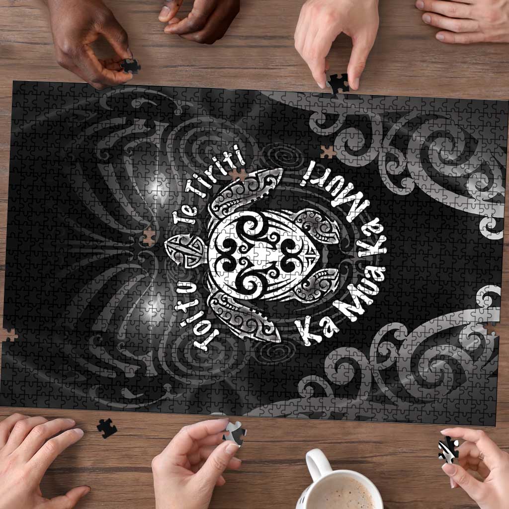 Aotearoa Toitu Te Tiriti Puzzle Ka Mua Ka Muri LT05 - Polynesian Pride