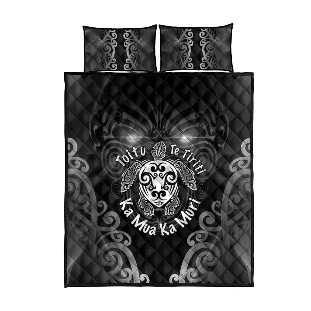 Aotearoa Toitu Te Tiriti Quilt Bed Set Ka Mua Ka Muri LT05 - Polynesian Pride