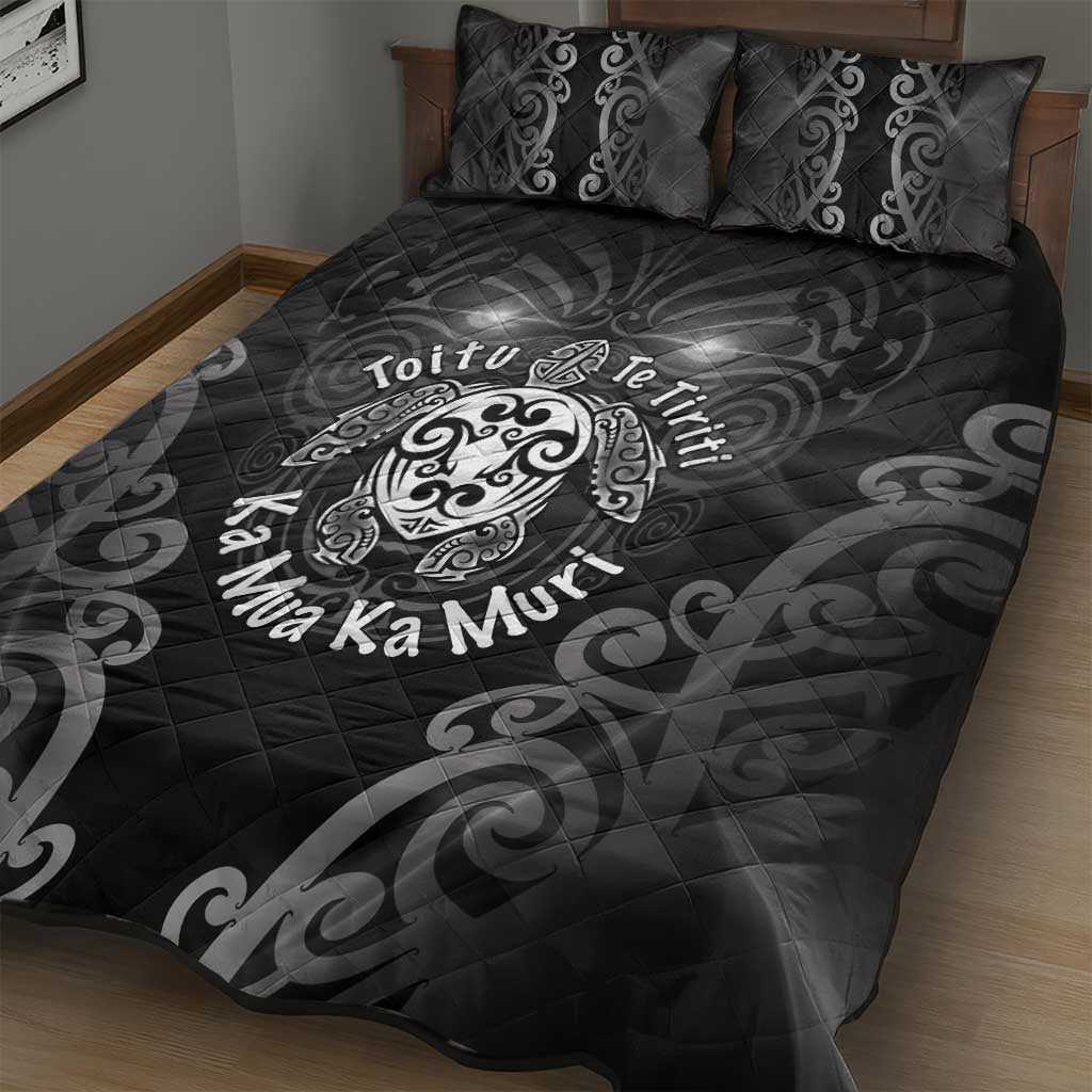 Aotearoa Toitu Te Tiriti Quilt Bed Set Ka Mua Ka Muri LT05 - Polynesian Pride