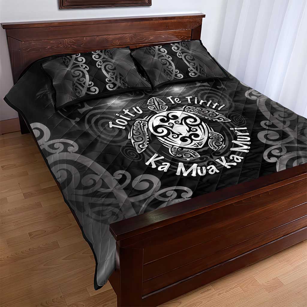 Aotearoa Toitu Te Tiriti Quilt Bed Set Ka Mua Ka Muri LT05 - Polynesian Pride