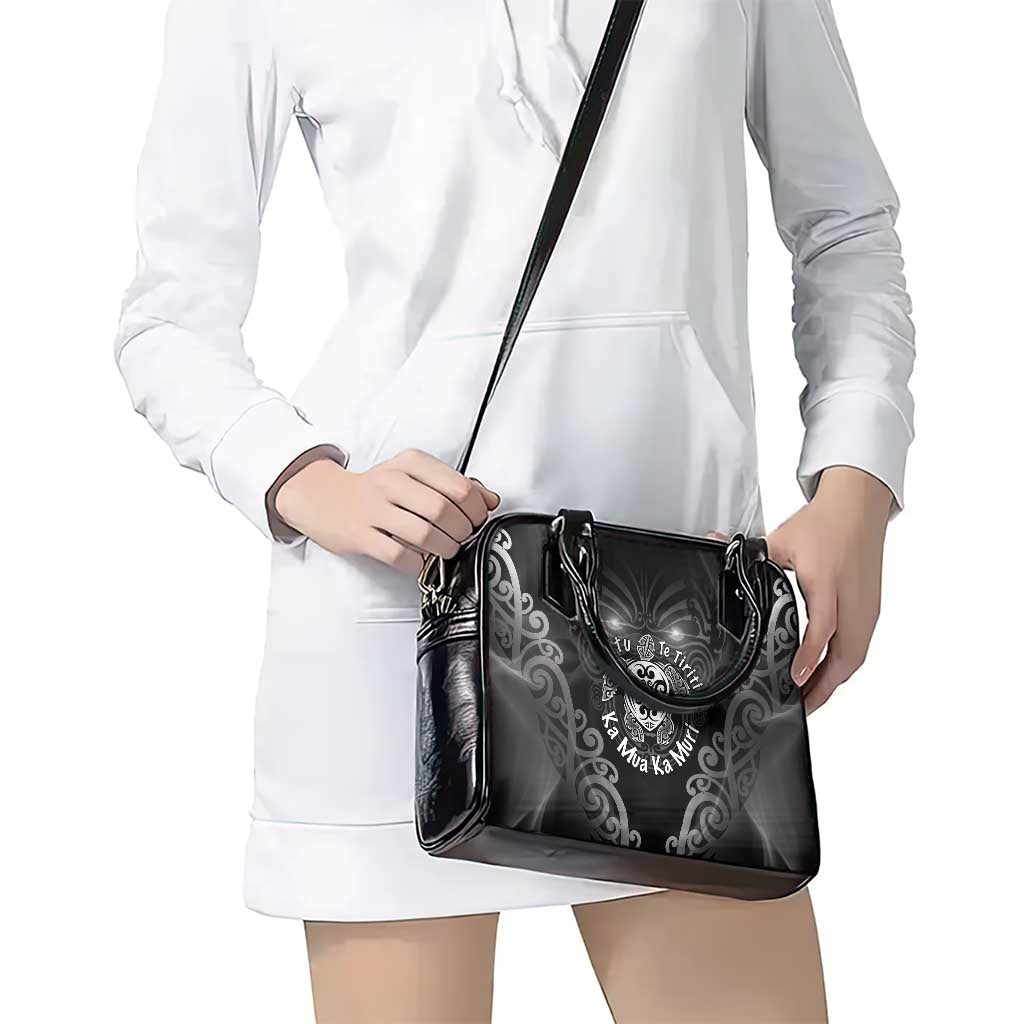 Aotearoa Toitu Te Tiriti Shoulder Handbag Ka Mua Ka Muri