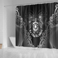 Aotearoa Toitu Te Tiriti Shower Curtain Ka Mua Ka Muri LT05 - Polynesian Pride