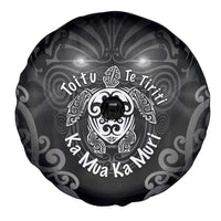 Aotearoa Toitu Te Tiriti Spare Tire Cover Ka Mua Ka Muri LT05 - Polynesian Pride