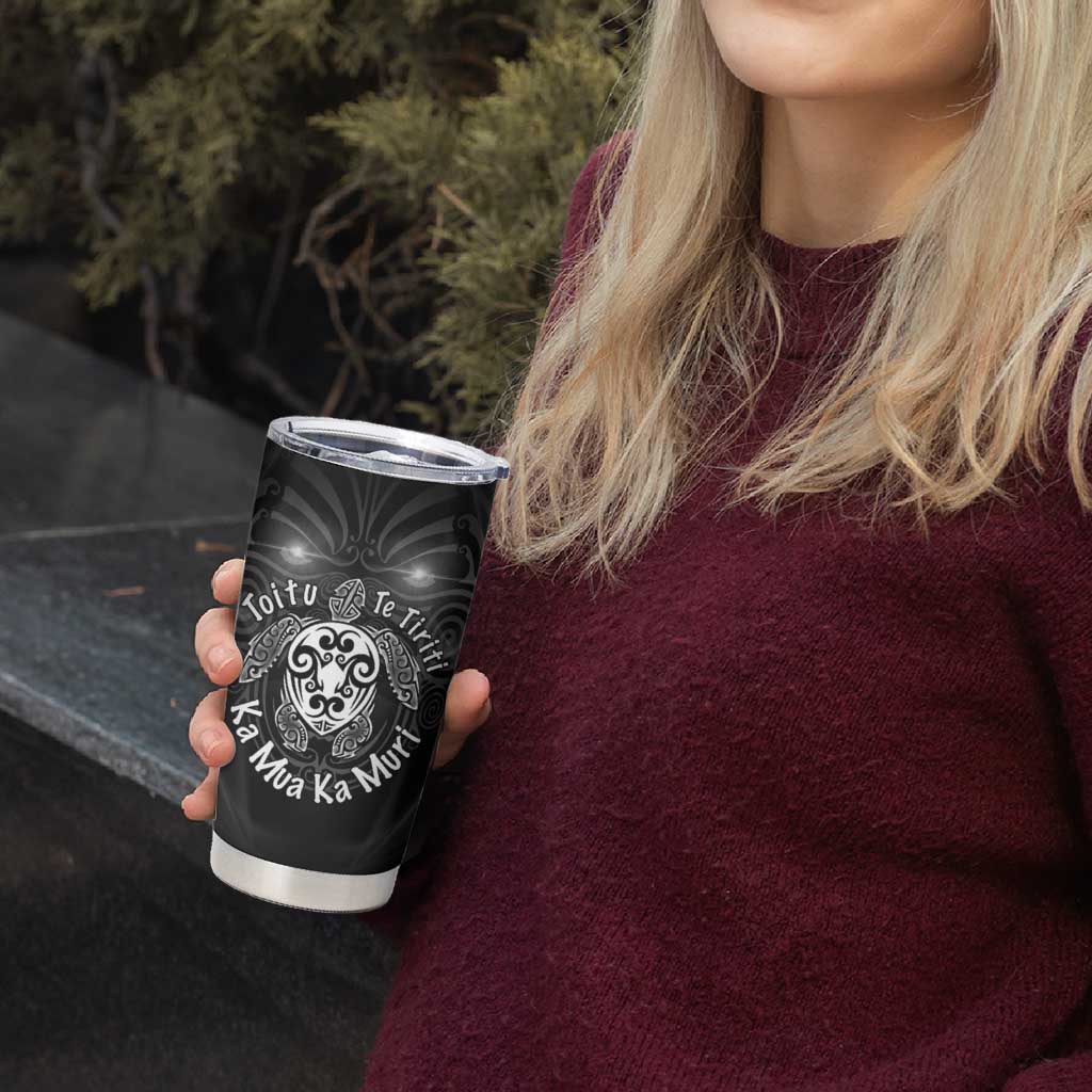 Aotearoa Toitu Te Tiriti Tumbler Cup Ka Mua Ka Muri LT05 - Polynesian Pride