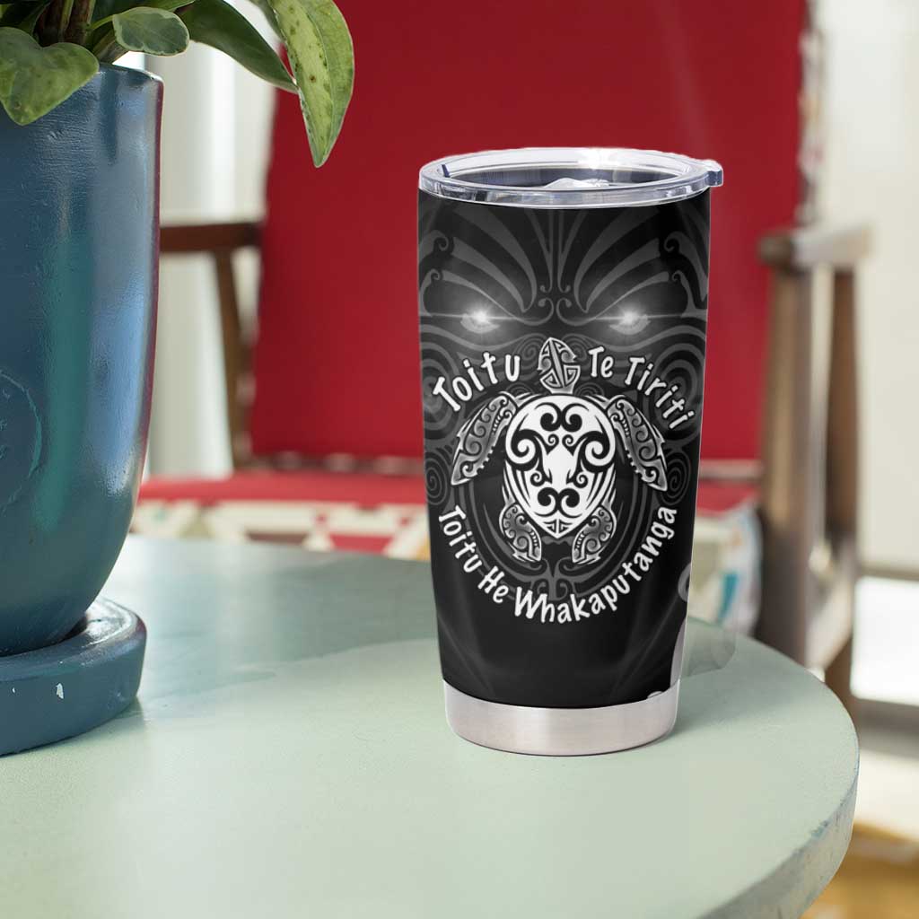 Aotearoa Toitu Te Tiriti Tumbler Cup Ka Mua Ka Muri LT05 - Polynesian Pride