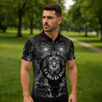 Aotearoa Toitu Te Tiriti Zipper Polo Shirt Ka Mua Ka Muri LT05 - Polynesian Pride