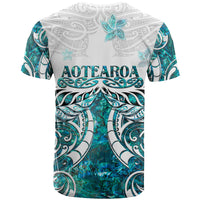 New Zealand Aotearoa Kia Ora T Shirt Paua Shell Maori Silver Fern LT05 - Polynesian Pride