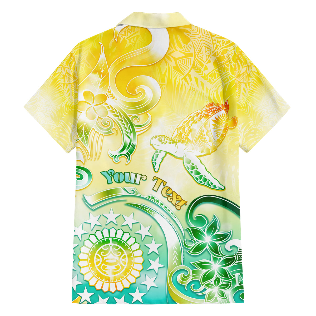 Personalised Cook Islands Kia Orana Family Matching Long Sleeve Bodycon Dress and Hawaiian Shirt Polynesian Turtle With Circle Stars LT05 - Polynesian Pride
