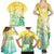 Personalised Cook Islands Kia Orana Family Matching Summer Maxi Dress and Hawaiian Shirt Polynesian Turtle With Circle Stars LT05 - Polynesian Pride