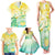 Personalised Cook Islands Kia Orana Family Matching Tank Maxi Dress and Hawaiian Shirt Polynesian Turtle With Circle Stars LT05 - Polynesian Pride