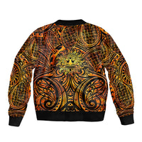 New Zealand Tamanuitera The Sun Bomber Jacket Maori Pattern LT05 - Polynesian Pride