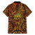 New Zealand Tamanuitera The Sun Family Matching Long Sleeve Bodycon Dress and Hawaiian Shirt Maori Pattern