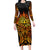 New Zealand Tamanuitera The Sun Family Matching Long Sleeve Bodycon Dress and Hawaiian Shirt Maori Pattern