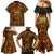 New Zealand Tamanuitera The Sun Family Matching Mermaid Dress and Hawaiian Shirt Maori Pattern