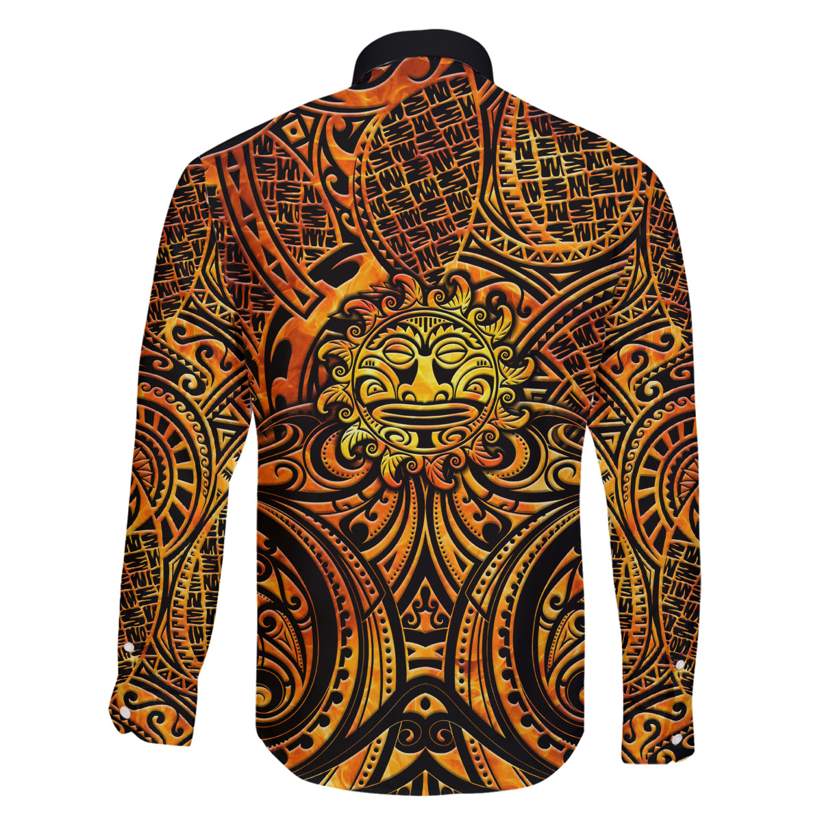 New Zealand Tamanuitera The Sun Family Matching Off Shoulder Maxi Dress and Hawaiian Shirt Maori Pattern