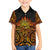 New Zealand Tamanuitera The Sun Family Matching Off Shoulder Short Dress and Hawaiian Shirt Maori Pattern