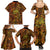 New Zealand Tamanuitera The Sun Family Matching Summer Maxi Dress and Hawaiian Shirt Maori Pattern