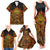 New Zealand Tamanuitera The Sun Family Matching Tank Maxi Dress and Hawaiian Shirt Maori Pattern