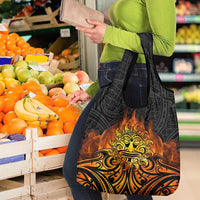 New Zealand Tamanuitera The Sun Grocery Bag Maori Pattern LT05 - Polynesian Pride