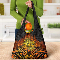 New Zealand Tamanuitera The Sun Grocery Bag Maori Pattern LT05 - Polynesian Pride