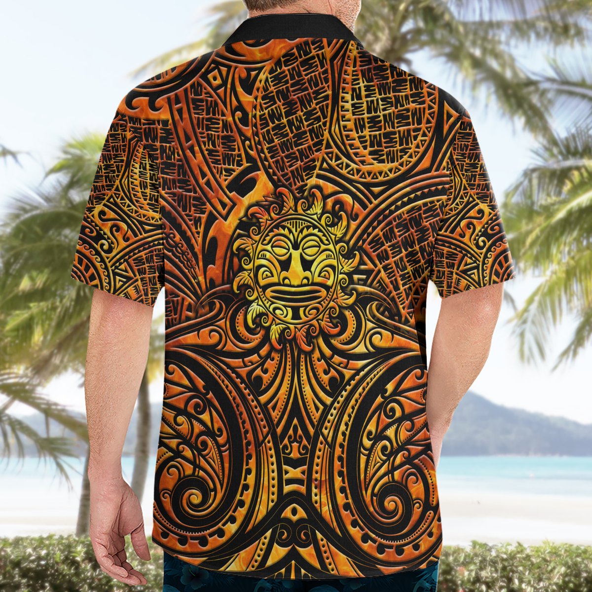 New Zealand Tamanuitera The Sun Hawaiian Shirt Maori Pattern LT05 - Polynesian Pride
