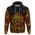 New Zealand Tamanuitera The Sun Hoodie Maori Pattern