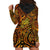 New Zealand Tamanuitera The Sun Hoodie Dress Maori Pattern