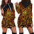 New Zealand Tamanuitera The Sun Hoodie Dress Maori Pattern