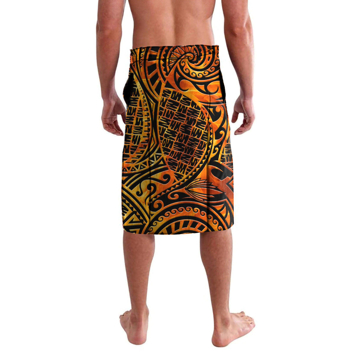 New Zealand Tamanuitera The Sun Lavalava Maori Pattern LT05 - Polynesian Pride