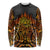 New Zealand Tamanuitera The Sun Long Sleeve Shirt Maori Pattern