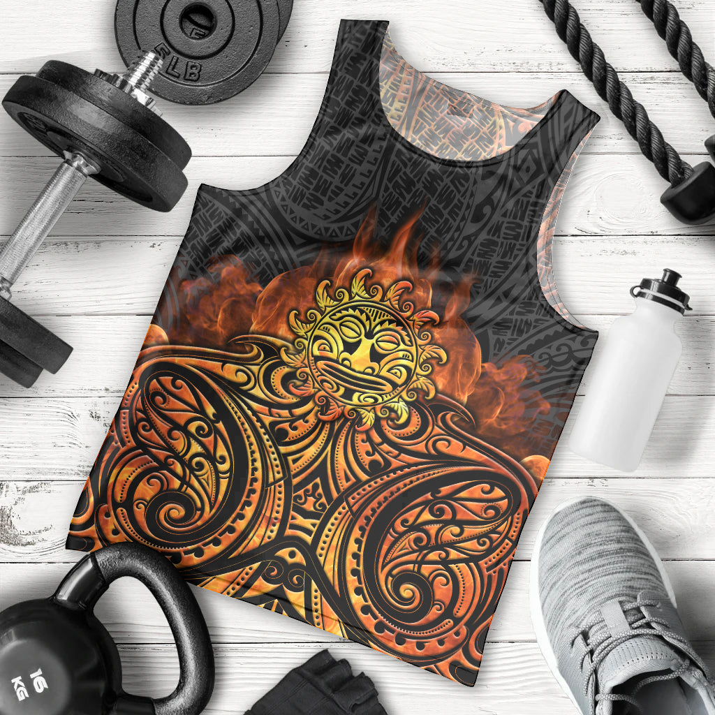New Zealand Tamanuitera The Sun Men Tank Top Maori Pattern LT05 - Polynesian Pride