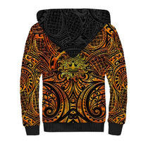 New Zealand Tamanuitera The Sun Sherpa Hoodie Maori Pattern LT05 - Polynesian Pride