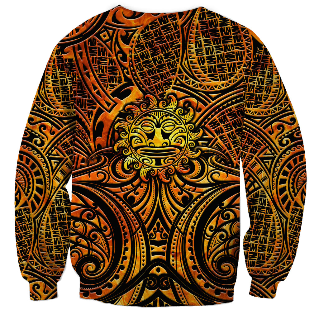 New Zealand Tamanuitera The Sun Sweatshirt Maori Pattern LT05 - Polynesian Pride