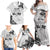 Personalised Polynesia Brain Cancer Family Matching Off Shoulder Maxi Dress and Hawaiian Shirt No One Fights Alone