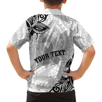 Personalised Polynesia Brain Cancer Hawaiian Shirt No One Fights Alone LT05 - Polynesian Pride