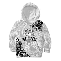 Personalised Polynesia Brain Cancer Kid Hoodie No One Fights Alone