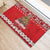 New Zealand Christmas In July Rubber Doormat Maori Kiwi Xmas Tree - Red