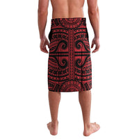 Hawaii King Kamehameha Lavalava With Hawaiian Ipu Motifs Red Version LT05 - Polynesian Pride