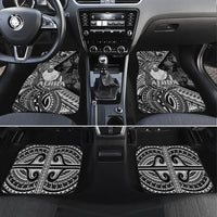 Hawaii King Kamehameha Car Mats With Hawaiian Ipu Motifs Black Version