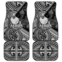 Hawaii King Kamehameha Car Mats With Hawaiian Ipu Motifs Black Version