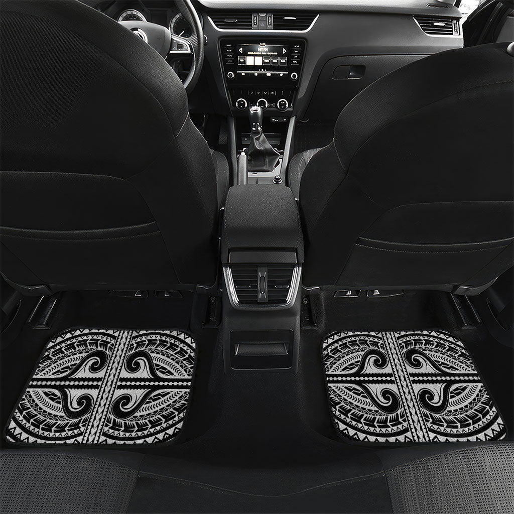 Hawaii King Kamehameha Car Mats With Hawaiian Ipu Motifs Black Version