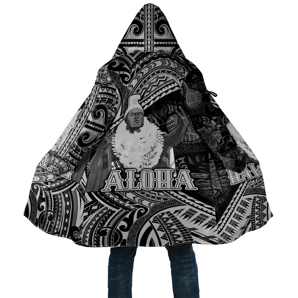 Hawaii King Kamehameha Cloak With Hawaiian Ipu Motifs Black Version