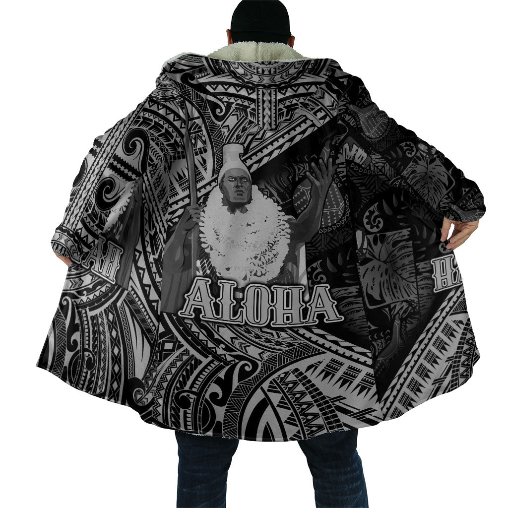 Hawaii King Kamehameha Cloak With Hawaiian Ipu Motifs Black Version