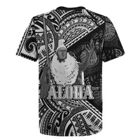 Hawaii King Kamehameha Rugby Jersey With Hawaiian Ipu Motifs Black Version LT05 - Polynesian Pride